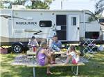 A family enjoying their site - thumbnail
