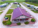 Amazing aerial view over resort at CROSSROADS RV PARK - thumbnail