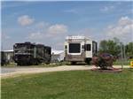 RVs parked at campsite at COYOTE VIEW RV PARK & RV REPAIR - thumbnail
