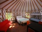 Interior of a yurt at YOSEMITE RV RESORT - thumbnail