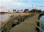 A boardwalk along the shore at LEVY COUNTY VISITORS BUREAU - thumbnail