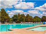 Swimming pool with outdoor seating at THOUSAND TRAILS LAKE TEXOMA - thumbnail
