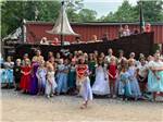 Children dressed-up posing for a photo - thumbnail