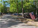 Row of Campers at OAK HOLLOW FAMILY CAMPGROUND - thumbnail