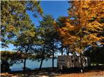 Fall day on the River at OAK HOLLOW FAMILY CAMPGROUND - thumbnail