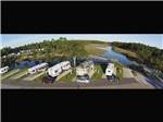 View larger image of Paved back in RV sites by the water at AVALON LANDING RV PARK image #9