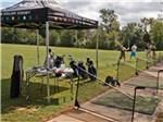 View larger image of Pop up tent at the driving range at RIVERSIDE GOLF  RV PARK image #5