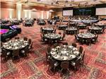 Dining tables set for event at SKY UTE CASINO RV PARK - thumbnail
