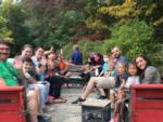 Guest enjoying a hayride at WHITE PINES CAMPSITES - thumbnail