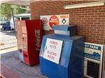 An ice box and soda machine at GREAT FALLS RV PARK - thumbnail