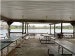 View larger image of The picnic tables by the office at LAKEVIEW RV PARK image #5