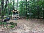 Rental cabin in camping area at CLEARWATER CAMPGROUND - thumbnail