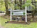 View larger image of The front entrance sign at BONNIE BRAE CABINS  CAMPSITES image #5