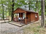 View larger image of One of the rustic rental cabins at BONNIE BRAE CABINS  CAMPSITES image #9