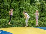 Kids jumping on the bounce pillow at SUN OUTDOORS CAPE MAY - thumbnail