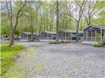 A row of rental cabins at SUN OUTDOORS CAPE MAY - thumbnail