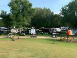 Sites and playground at Hidden Meadows RV Park - thumbnail