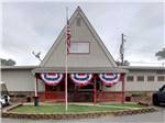 View larger image of A frame camp office front view at CADDO VALLEY RV PARK image #1