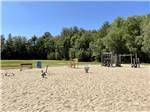 The sandy playground area at SHIR-ROY CAMPING AREA - thumbnail