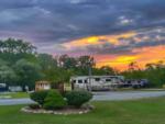 Trailers parked at site Sleepy Hollow Lake - thumbnail