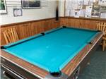 Pool table in room with wainscoting at CAMPGROUND ST REGIS - thumbnail