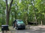 Motorhome in a shady site - thumbnail