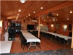 Inside of the recreation hall at PIONEER CAMPGROUND - thumbnail