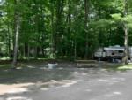 Parked RV at Barnes Park Campground (Antrim County Park) - thumbnail