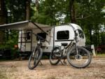 Parked RV at site Benner's Meadow Run RV Campground - thumbnail