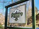 Welcome sign at Benner's Meadow Run RV Campground - thumbnail