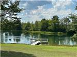 Two kayaks on the pond - thumbnail