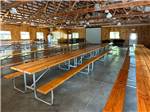 Enclosed rec hall with cafeteria seating - thumbnail