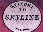View larger image of A welcome to Skyline logo at SKYLINE RV RESORT image #8