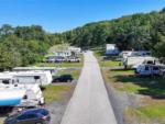 The road going thru the RV sites at BLACK BEAR RV PARK - thumbnail