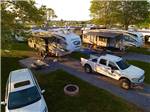 Overhead view of RV sites at HERSHEY ROAD CAMPGROUND - thumbnail
