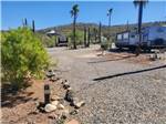 Gravel road past the sites at Black Canyon Campground - thumbnail