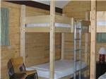 A set of bunk beds in the cabins at HAPPY LAND RV PARK - thumbnail