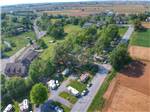 View larger image of An aerial view of the campsites at BEACON HILL CAMPING image #1
