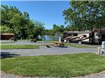 View larger image of Campsites with views of lake at ARTILLERY RIDGE CAMPING RESORT  GETTYSBURG HORSE PARK image #2