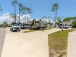 Parked RV's at Sun Retreats Estero Bay - thumbnail