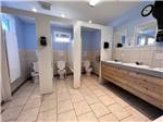The inside view of the restrooms at SCOTIA PINE CAMPGROUND - thumbnail