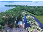 View larger image of An aerial view of the campsites at STONY POINT RESORT RV PARK  CAMPGROUND image #12