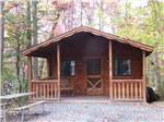 View larger image of One of the camping cabins for rent at DRUMMER BOY CAMPING RESORT image #8