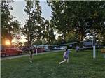 Evening volleyball game - thumbnail