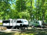 Parked trailer at site Ridge Ranch Family Campground - thumbnail