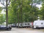 Trailer's parked at site Ridge Ranch Family Campground - thumbnail