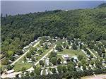View larger image of Aerial view over campground at LONE PINE CAMPSITES image #1
