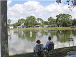 View larger image of Couple fishing at FORT MYERS BEACH RV RESORT image #4