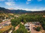 Aerial view of sites at GARDEN OF THE GODS RV RESORT - thumbnail