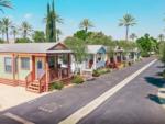 A row of the manufactured homes at GOLDEN VILLAGE PALMS RV RESORT - thumbnail